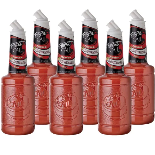Vista 7 de Finest Call Mezcla de bebida Michelada premium, botella de 1 litro (33.8 onzas líquidas), paquete de 3