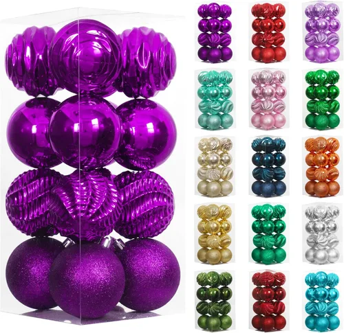Vista 50 de XmasExp - Bolas de Navidad para colgar (34 unidades, irrompibles)