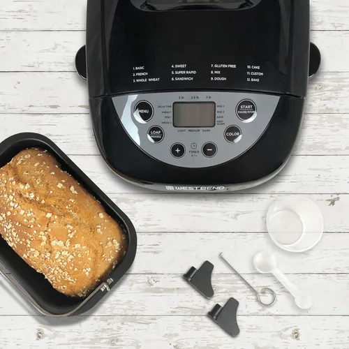 Vista 9 de West Bend Hi-Rise Bread Maker Machine Programmable 12 Programs Including Gluten Free & 3 Loaf Sizes and Crust Colors with Traditionally-Shaped