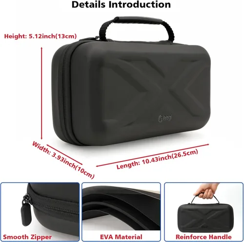 Vista 4 de Funda de almacenamiento con protección EVA Gleegi Compatible con arrancadores de litio NOCO Boost Plus GB40/Boost Sport GB20 UltraSafe, caja