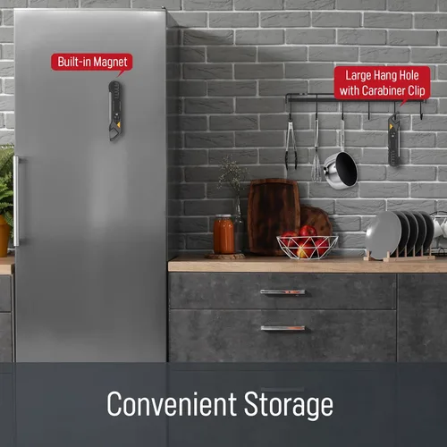 Vista 5 de Relleno de calcetines para hombres – Termómetro digital de carne, termómetro digital de lectura instantánea para alimentos con sonda impermeable