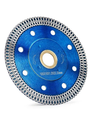 Hoja de sierra de azulejos súper delgada de diamante de 4 pulgadas para cortar granito, mármol, cerámica y azulejos de porcelana (4")