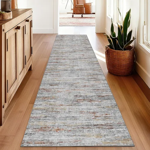 Vista 65 de Alfombra de pasillo de 2 x 5 – Alfombra lavable resistente a las manchas, alfombra de pasillo