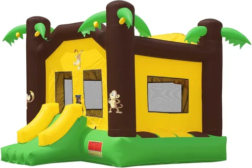 Vista 2 de Casa de despedida de selva de grado comercial 100% PVC con soplador