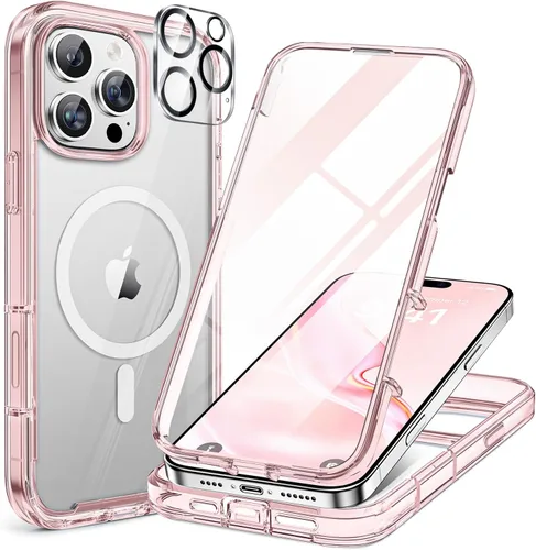 Vista 97 de Miracase Glass Series - Funda para iPhone 11 de 6.1 pulgadas, funda resistente de cuerpo completo mejorado con protector de pantalla de vidrio Negro