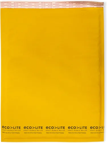 IPG Eco-lite #000 ELSS000 sobre para envíos de papel kraft dorado con cierre automático, 4 x 8 pulgadas (caja de 500)
