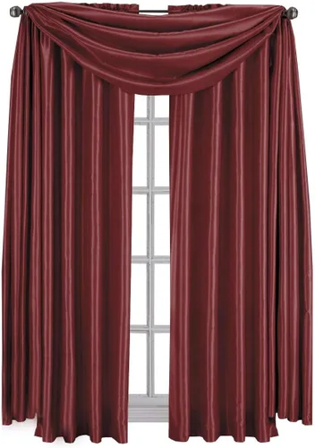 Vista 47 de Royal Hotel Bedding Soho - Cenefa con festón negro, patrón sólido de 35 x 30 pulgadas