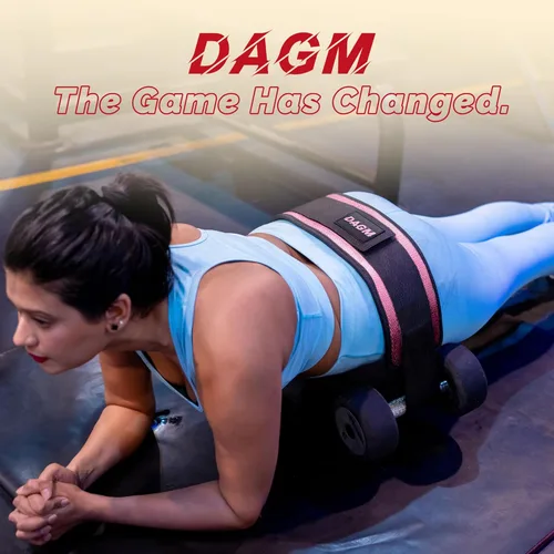 Vista 4 de DAGM Cinturón de Empuje de Cadera para Mancuernas Pesadas, Entrenador Seguro de Glúteos con Acolchado Extra Antideslizante que Protege tus Caderas