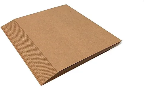 Vista 3 de Hojas de aglomerado de papel kraft resistente de 8.5 x 11 pulgadas de 35 puntos, 25 por paquete