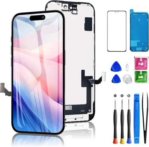 Vista 15 de Reemplazo de pantalla para iPhone 7 Plus de 5.5 pulgadas, color negro, Diykitpl pantalla LCD digitalizadora 3D Touch de repuesto para A1661, A1784