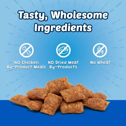 Vista 5 de Blue Buffalo Golosinas crujientes para gatos, bolsa de pollo de 2 onzas (paquete de 6)