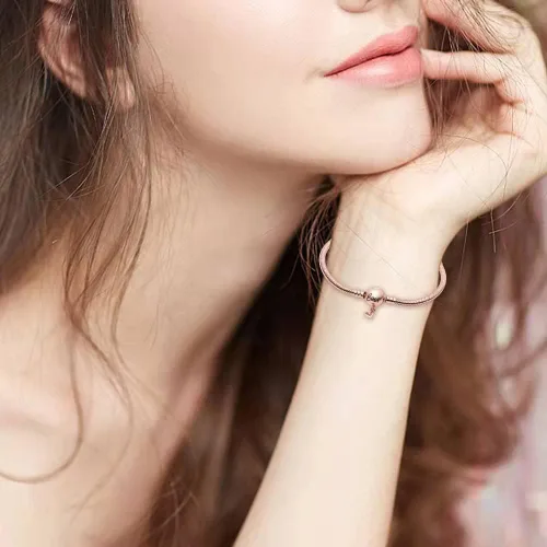 Vista 2 de MICOO Pulsera de plata de ley 925 con dije de mariposa y cadena de serpiente, pulsera contra el mal de ojo con circonitas cúbicas 5A para mujer