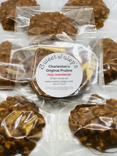 Vista 4 de Auténticas Pralines Originales de Charleston Caramelo Cremoso de Nuez Pacana del Sur