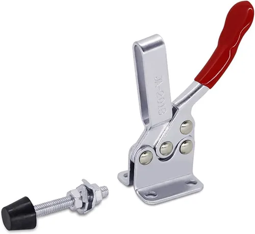 Vista 4 de 10 unidades de abrazaderas de palanca de sujeción para carpintería, abrazaderas 201B, herramienta de mano, abrazadera de palanca con capacidad