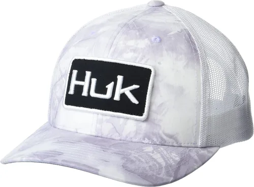 Vista 4 de HUK Huk'd Up Angler - Sombrero de pesca antirreflejos para hombre Musgo