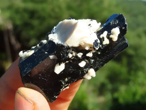 Vista 4 de Colección de minerales, cristales y rocas: auténticos minerales de África (Aegerina en ortolasa)