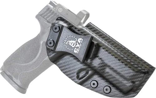 Vista 25 de CYA Supply Co. - Fundas IWB de fibra de carbono listas para ópticas - Múltiples ajustes - Compañía de veteranos - Hecho en EE. UU