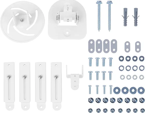 Vista 7 de Soporte universal de montaje en techo para proyector de movimiento completo con brazos extensibles ajustables, inclinación giratoria giratoria