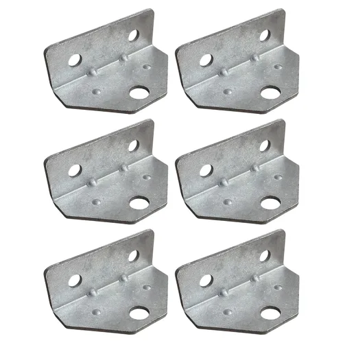 Vista 7 de Paquete de 2 soportes angulares giratorios de refuerzo para tabla de litera ajustables para barco, pontón y remolque (2)