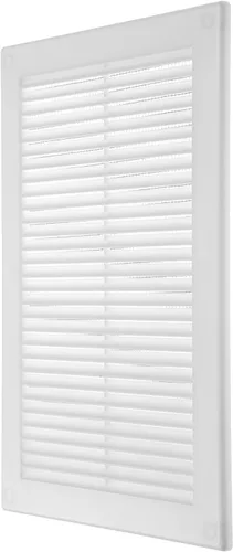 Vista 16 de Vent Systems 3 x 3 pulgadas (dimensiones de apertura) - Cubierta de ventilación de plástico blanco Soffit - Rejilla de ventilación cuadrada plana
