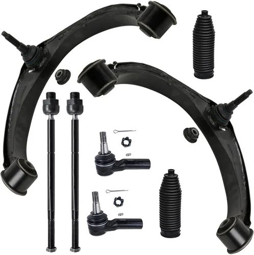 Vista 268 de Detroit Axle - Kit de brazos de control delanteros de 8 piezas para Toyota Sienna 2004-2010, 2 brazos de control inferiores con rótulas, 4 barras