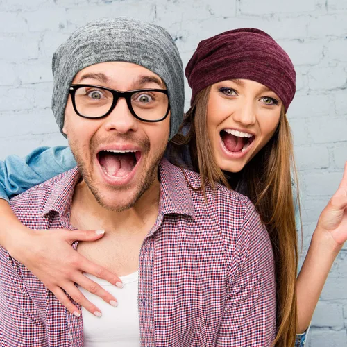 Vista 19 de 4 Pieces Satin Lined Beanie Cap Satin Sleep Lined Hat Slouchy Beanie Hat Night Silk Hair Cap for Women Men