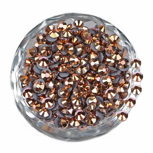 Vista 25 de LPBeads 10000 unidades de diamantes termoadhesivos SS6 amatista con parte trasera plana, gemas de diamantes de imitación de cristal redondas