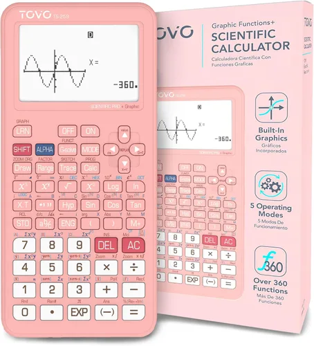 Vista 11 de CATIGA Calculadora científica SS-991EX con 550 funciones avanzadas, funciona con energía solar y por batería, multifunción, matemáticas de escuela
