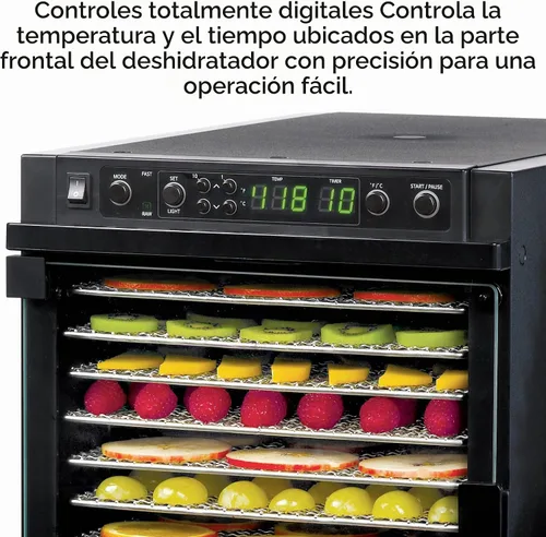 Vista 4 de Tribest Sedona Express SDE-S6780-B Deshidratador digital de alimentos, Negro