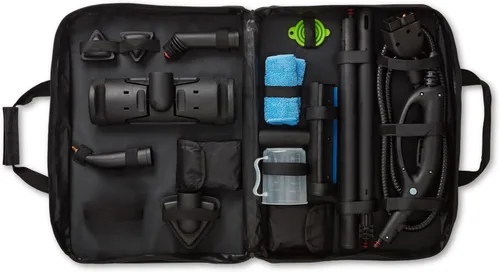 Vista 9 de Reliable Brio Plus - Limpiador a vapor de 410 cc, 28 accesorios, presión de 72 PSI, multiusos limpia azulejos, lechada, pisos de madera dura