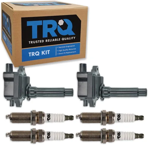 Vista 63 de TRQ Kit de bobina de encendido y bujía Iridium 12 piezas compatible con Ford Explorer 2020-2021 Police Interceptor Utility Lincoln Aviator con V6