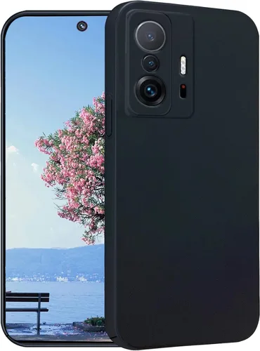 para Xiaomi 11T Pro Case a prueba de golpes rosa, Xiaomi 11T Pro Funda para teléfono para Xiaomi 11T Funda protectora delgada de PC dura Funda Negro