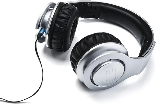 Vista 3 de Reloop RHP-30 - Auriculares profesionales para DJ con control de smartphone retráctil, cerrados, color plateado (RHP-30-SILVER)