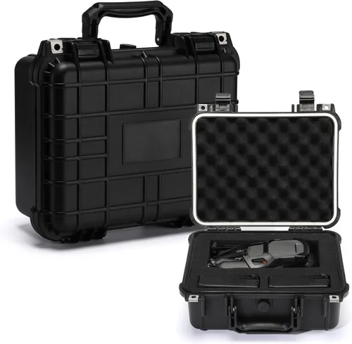 Vista 11 de Mayouko Caja de herramientas portátil con esponja a prueba de golpes, grado impermeable IP67, funda rígida impermeable con inserto de espuma, funda