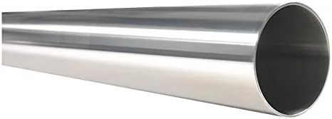 Tubo de acero inoxidable 316L de 1 pulgada, calibre 16 (.065), soldado, A270-S2, 20Ra MPID, 32Ra MPOD - 2 pies de longitud (pulido 3A)