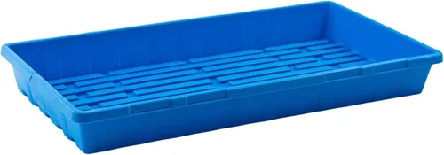 Vista 9 de Bootstrap Farmer 1020 – Charolas extra fuertes para plantar semillas, propagación, germinación, sin hoyos, sistema de forraje, 5, Negro