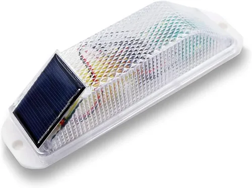 Vista 8 de Aolyty - Luz de Advertencia Estroboscópica Solar, Lámpara de Advertencia LED Super Brillante, Impermeable IP54, Control de Luz Intermitente, Señal