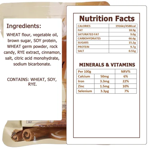 Vista 2 de Barras de alimentos de emergencia - Hardtack de caramelo y canela, MRE Meals Military 2025, larga vida útil, barras de ración de comidas