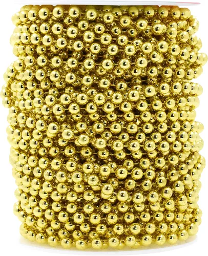 Vista 22 de Mandala Crafts Rollo de perlas negras de imitación de 0.157 in, guirnalda de perlas decorativas de 44 yardas para bodas, árbol de Navidad, arreglos