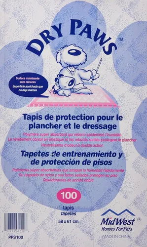 Vista 3 de MidWest Homes for Pets Almohadillas de entrenamiento y protección de suelo Dry Paws, 50