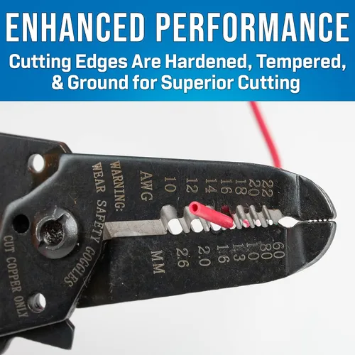 Vista 5 de Jonard Tools JIC-1022 10-22 AWG Pelacables y cortador, longitud de 6-3/4