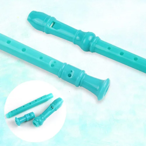 Vista 8 de Mr.Power Flauta Dulce Soprano Estilo Alemán Clave de Do, Flautas Dulces de Regalo para Principiantes, Práctica, Educación, Actuación, Interpretación