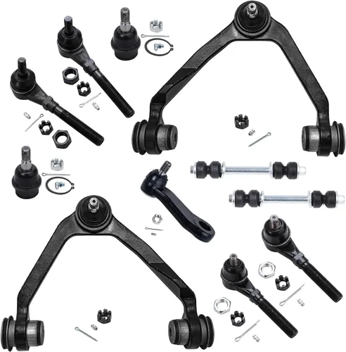 Vista 71 de Detroit Axle - Kit de suspensión delantera de 10 piezas para Chevrolet Trailblazer GMC Envoy 2004-2007 2005 2006 Soportes de brazo de control