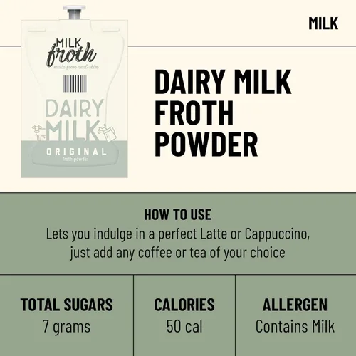 Vista 4 de Mars Flavia Alterra - Espuma de leche real, original, 18 unidades (anteriormente fabulosa espuma)