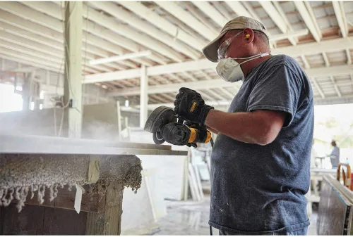 Vista 5 de DEWALT Amoladora angular, velocidad variable, 5 pulgadas, 13 amperios, con cable (DWE43231VS)