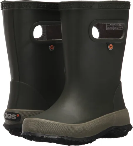Vista 7 de BOGS Botas de lluvia de goma impermeables para niños y niñas