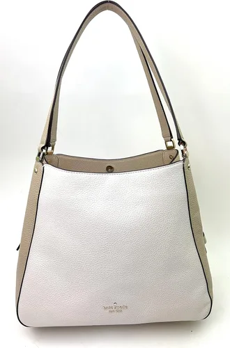 Vista 3 de Kate Spade New York Leila - Hombro mediano con triple compartimento arena claro