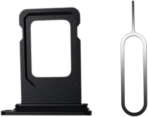 Vista 2 de Bandeja para tarjeta SIM con ranura de soporte nano con junta de goma impermeable de repuesto y eyector de pines para iPhone XR