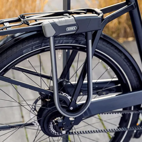 Vista 5 de ABUS U-Lock Granit XPlus 540, candado para bicicleta con cilindro XPlus, alta protección contra robo, ABUS Security Level 15, negro/gris