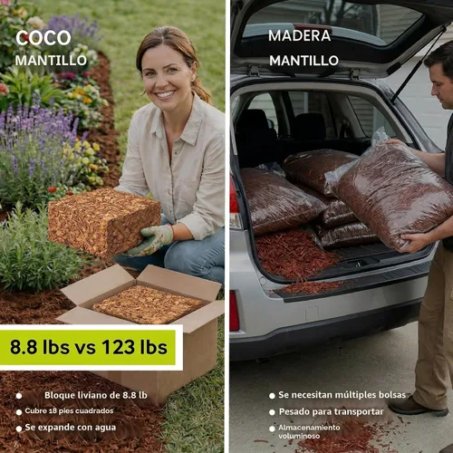 Vista 9 de PlantBest Mega Mulch 8.8lbs